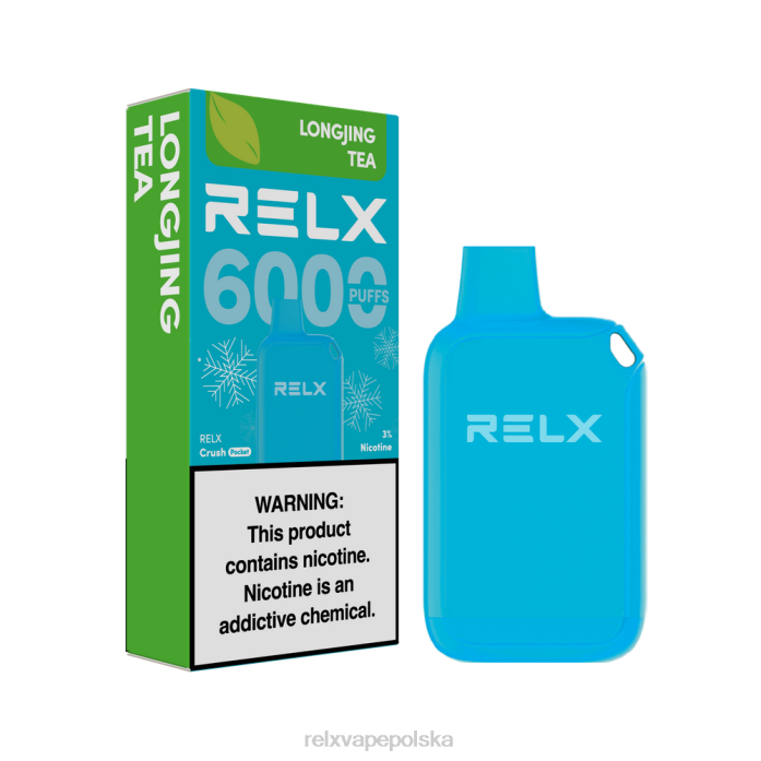 RELX Crush Pocket 6000 lodowych herbata longjingowa 848L9 - Relx Pods For Sale