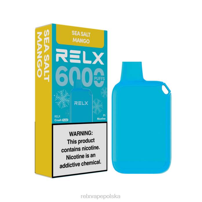 RELX Crush Pocket 6000 lodowych mango z solą morską 848L13 - Relx Warszawa