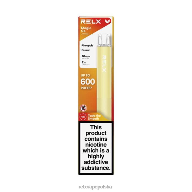 RELX pods for sale - RELX MagicGo ga600 pasja ananasowa FVPJ39