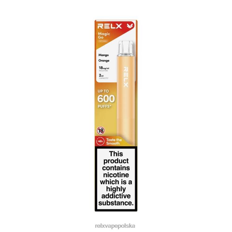 RELX rabat - RELX MagicGo ga600 mango-pomarańcza FVPJ38