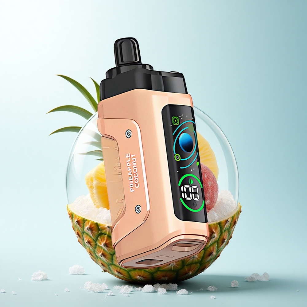 Razz Bar 45000 Puffs Ananas Kokos 1.0 Ohm 20 mg/ml Nikotyna