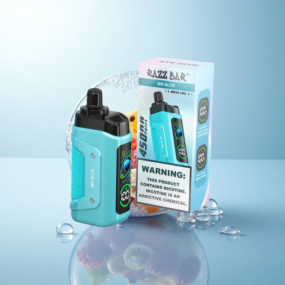 Razz Bar 45000 Puffs Pan Niebieski z 20 mg nikotyny i 650 mAh