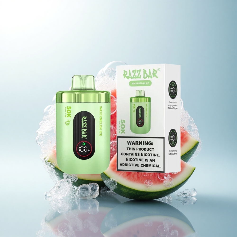 Razz Bar 50K Puffs Arbuzowy Lód 1.0 Ohm 650 mAh