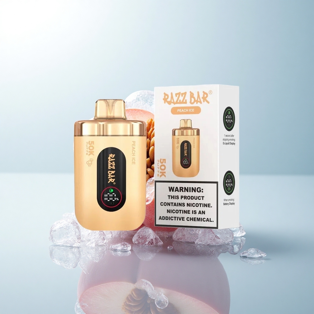 Razz Bar 50K Puffs BrzoLodowy Nicotine 2% 650mAh