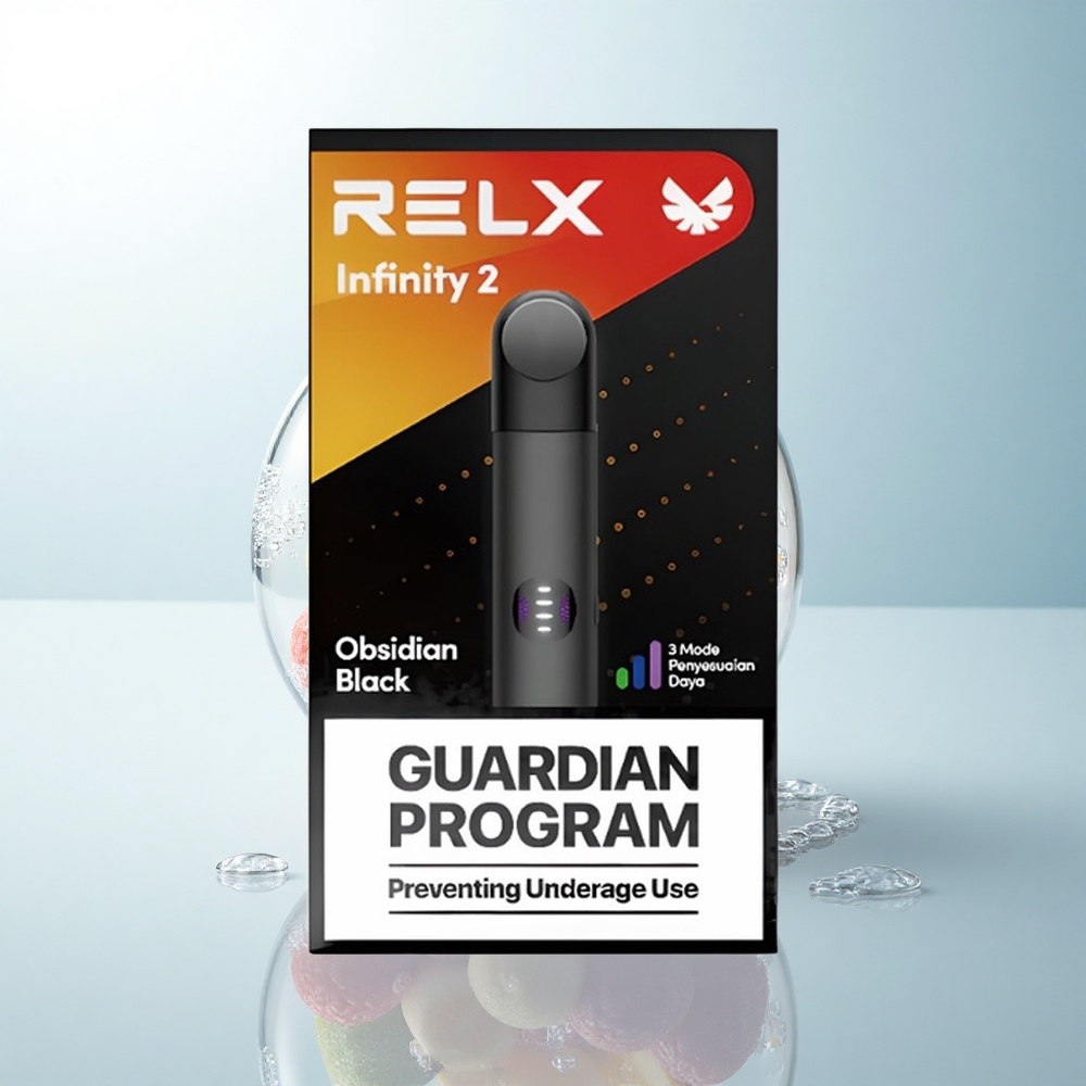 Relx Infinity 2 Vape Device CiemnaAsteroida 440mAh Typ-C