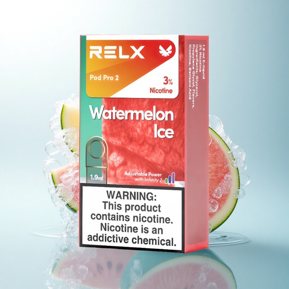 Relx Pod Pro 2 Vape Device Arbuzowy Lód 30mg/ml nikotyny 1.9ml 3 tryby napięcia