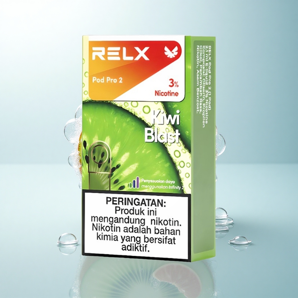 Relx Pod Pro 2 Vape Device Kiwi Wybuch 30mg/ml nikotyny, 1.9ml, 5.5W/6.5W/8W