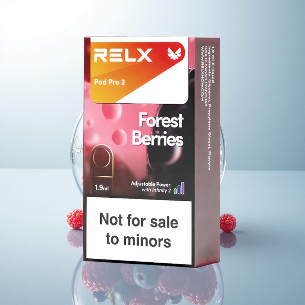 Relx Pod Pro 2 Vape Device Leśne Owoce 0mg/ml 1,9ml Eco/Smooth/Boost
