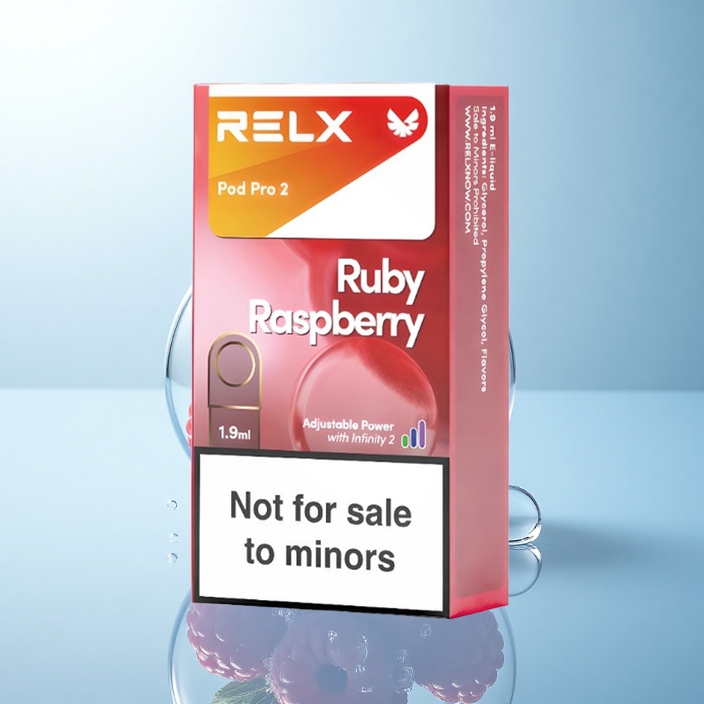 Relx Pod Pro 2 Vape Device Malinowa Lód 0mg/ml Nikotyny / 1,9ml / 3 Napięcia