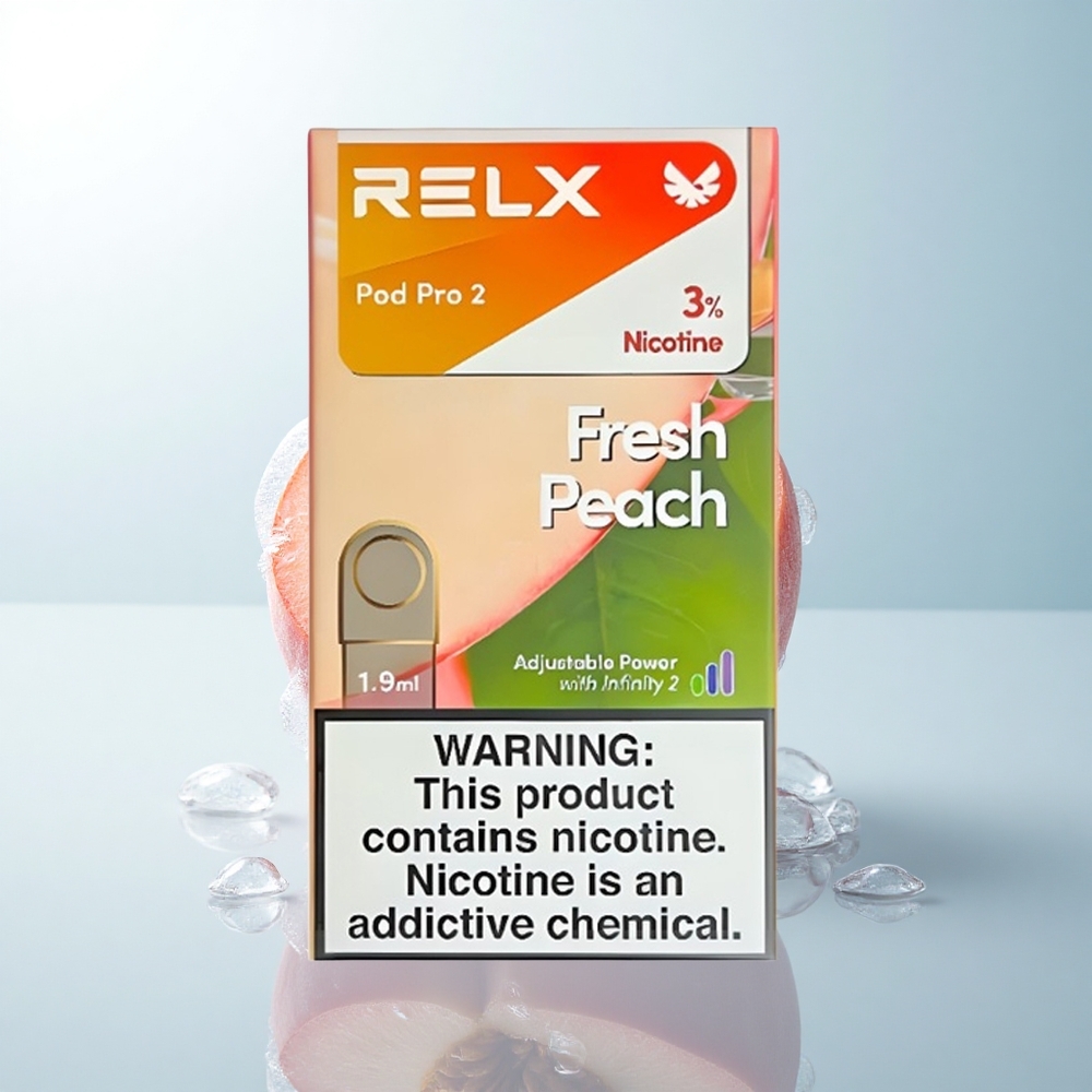 Relx Pod Pro 2 Vape Device Świeża Brzoskwinia 30mg/ml nikotyny, 1.9ml, 3 napięcia