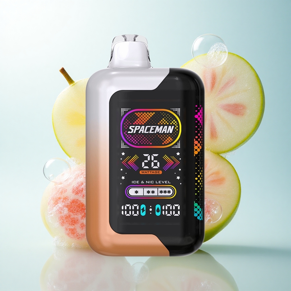SMOK SPACEMAN SP40000 Puffs Kwaśne Mango Miodowy Rosa 1000mAh 50mg nikotyny