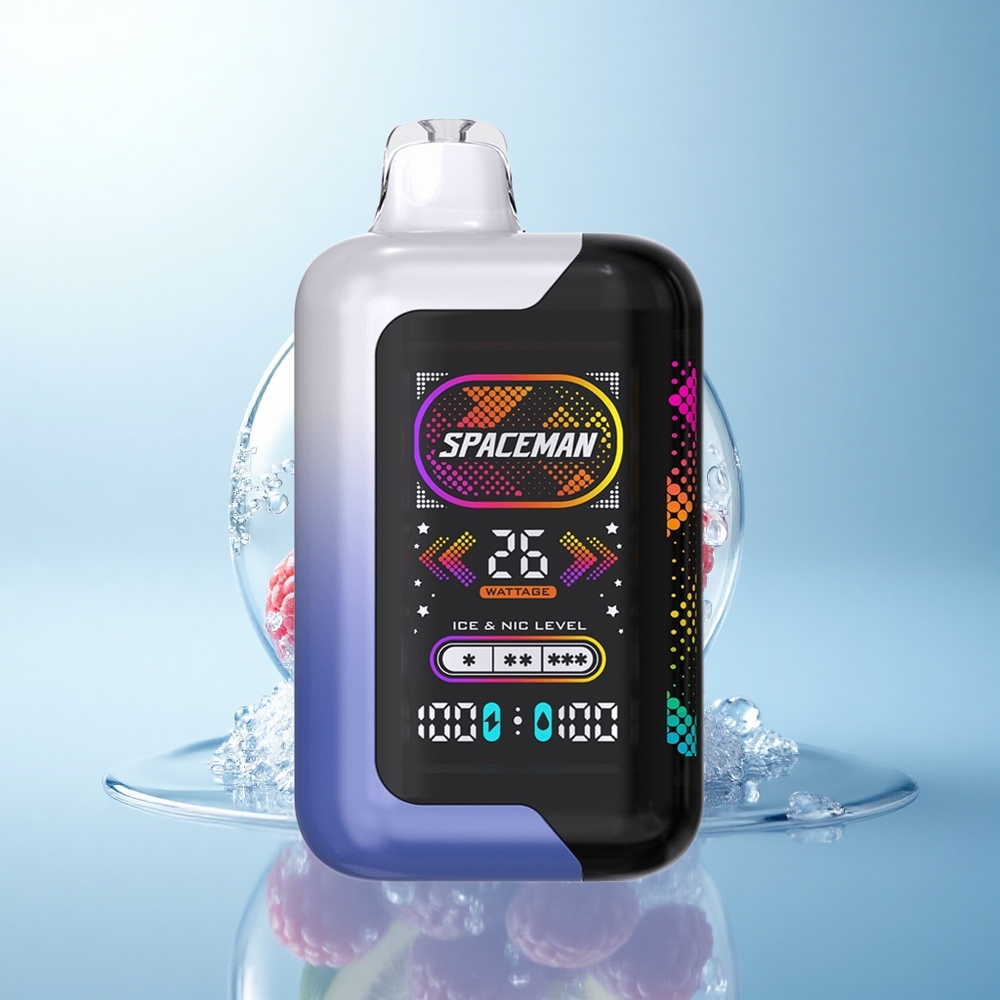 SMOK SPACEMAN SP40000 Puffs Lodowy Niebieski Malinowy 50mg nikotyny 1000mAh