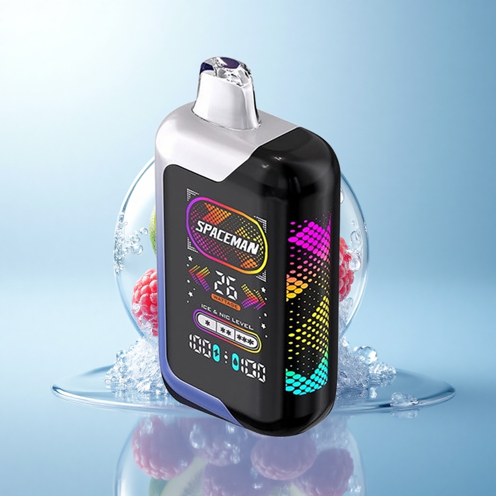 SMOK SPACEMAN SP40000 Puffs Lodowy Niebieski Malinowy 50mg nikotyny 1000mAh