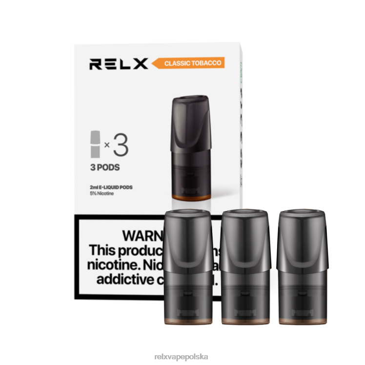RELX kraków - RELX Classic strąki klasyczny tytoń FVPJ122