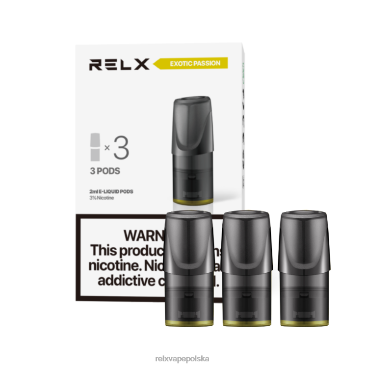 RELX vape shop - RELX Classic strąki egzotyczna pasja-marakuja-świeża czerwień FVPJ124