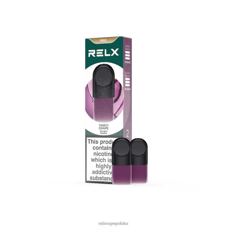 RELX pods for sale - RELX pod pro - 2 kapsuły pikantne winogrono FVPJ8