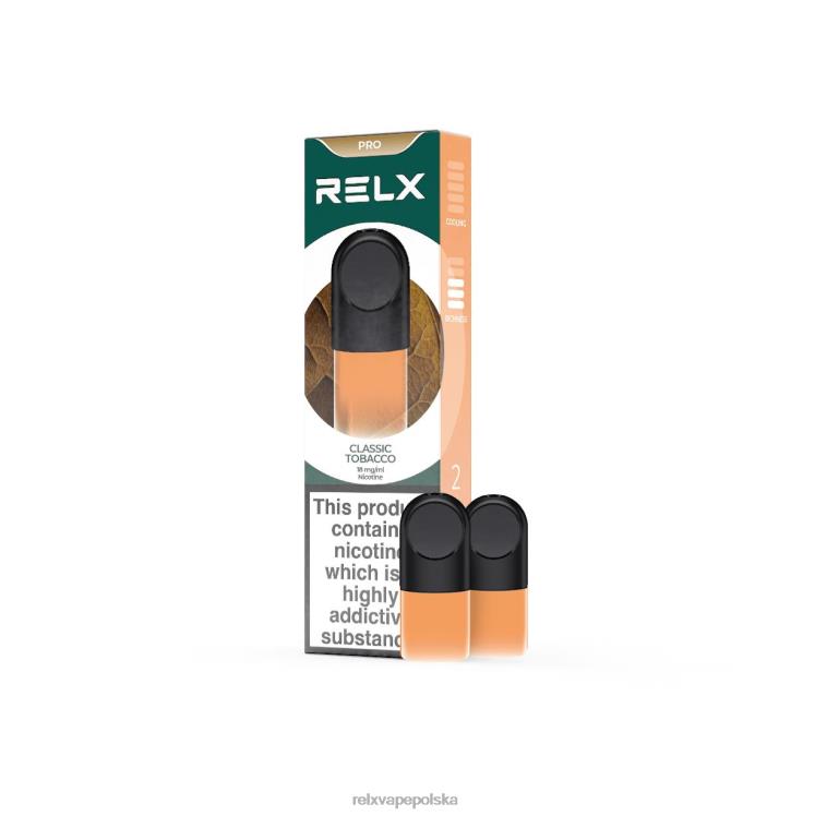 RELX vape Polska - RELX pod pro - 2 kapsuły klasyczny tytoń FVPJ22