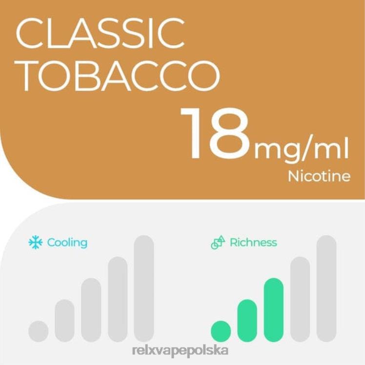 RELX vape Polska - RELX pod pro - 2 kapsuły klasyczny tytoń FVPJ22