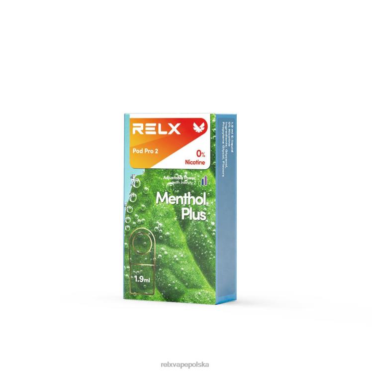 RELX vape shop - RELX pod pro - 2 kapsuły mentol plus FVPJ23