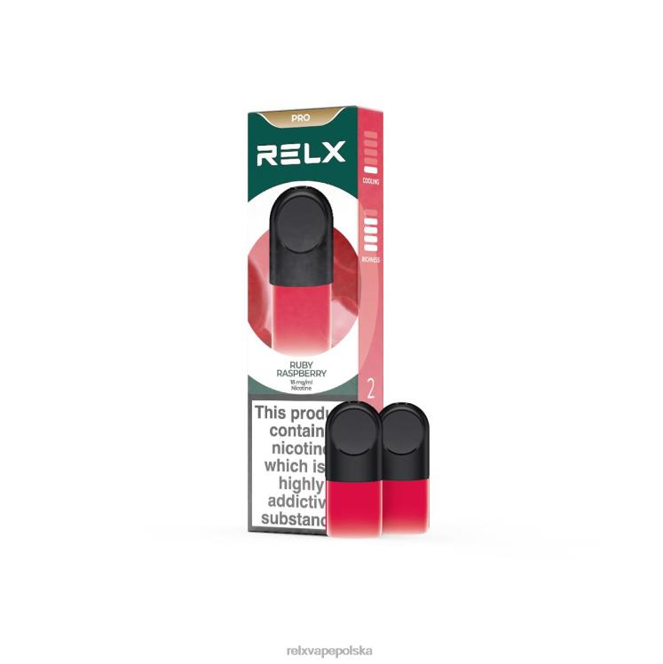 RELX vape store - RELX pod pro - 2 kapsuły rubinowa malina FVPJ9