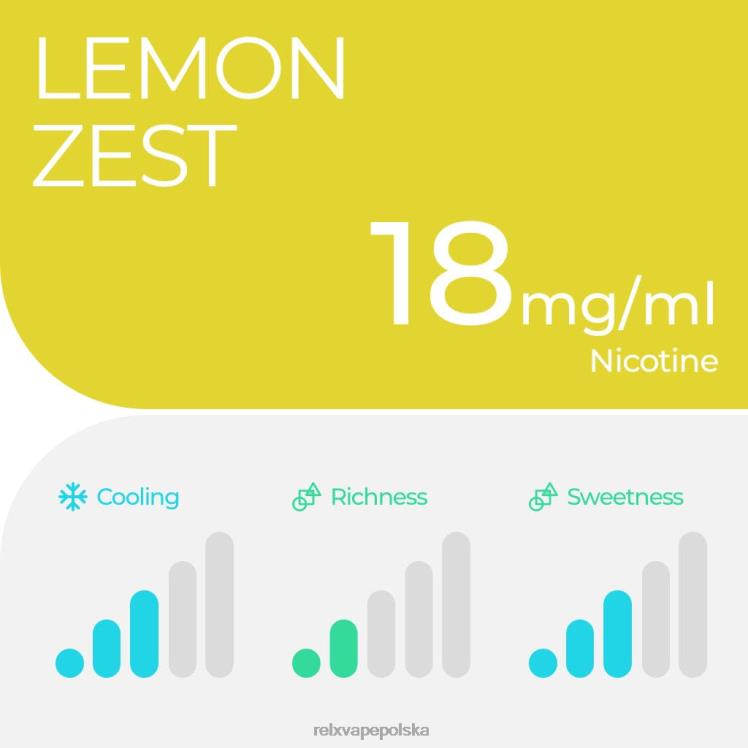 RELX vape store - RELX pod pro - 2 kapsuły skórki z cytryny FVPJ19