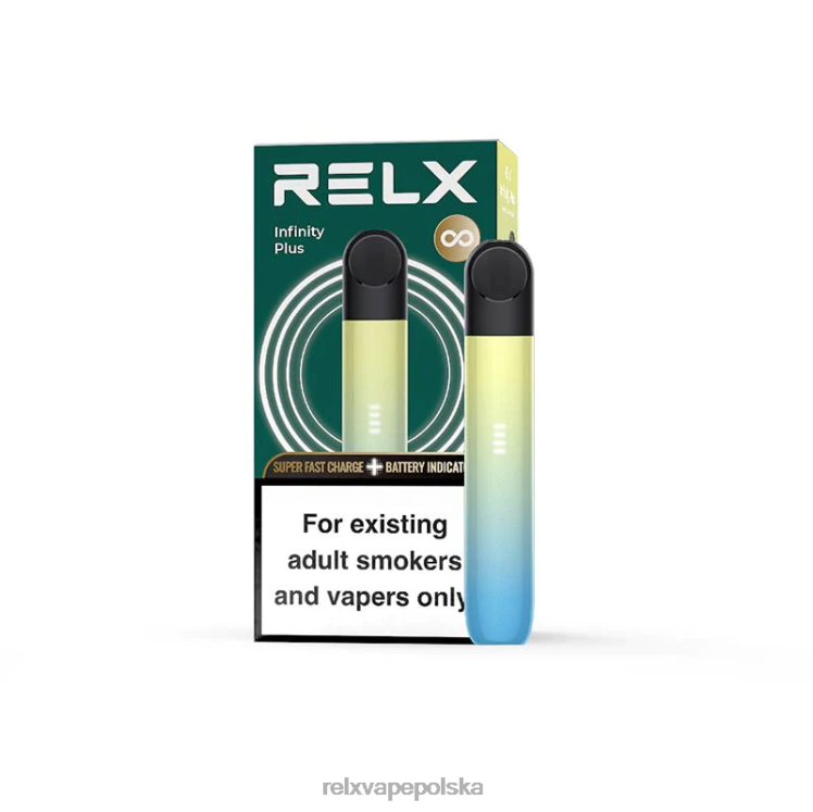 RELX pods for sale - RELX Infinity plus niebiesko-żółty FVPJ79